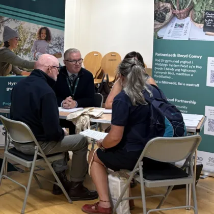 Mark Conwy Food Partnership Stall